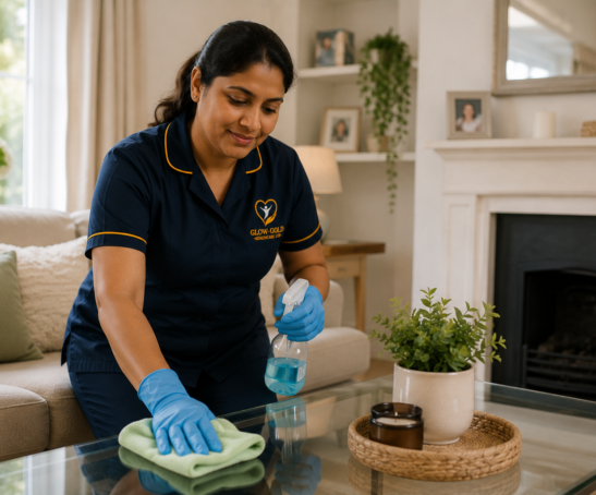 Glow-Gold healthcare-light cleaning services